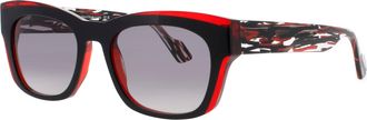 Face &agrave; Face Sunglasses BLACK/RED
