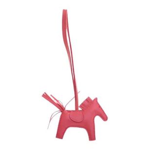 Herm&egrave;s Pre-owned Accessories, female, Pink, Size: ONE SIZE Pre-owned Leather Key-Holder