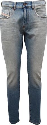Diesel 2019 D-Strukt Slim Broeken - Heren - Slim Fit Jeans - Blauw - W32 - Denim - Jeans