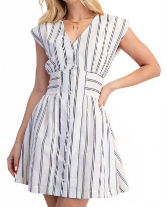 Glam Jill Dress In Black And White