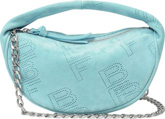 by FAR Baby Cush Bag in Blue suede