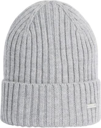 Geox Yvan Beanie - Heren - Hoeden - Grijs - ONE Size - Wol - Accessoires