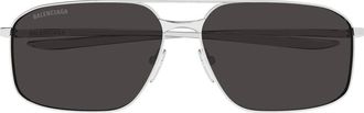 Balenciaga Sunglasses, unisex, Gray, Size: 64 MM Bb0492S Sunglasses