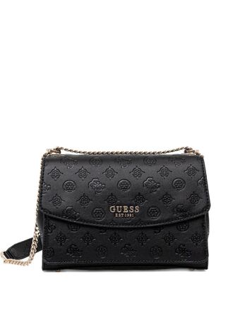Guess Co mini Phoebe 4G logo chain-strap crossbody bag - Black