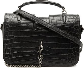 Saint Laurent Pre-owned Saint Laurent Medium Croc Embossed Leather Charlotte Messenger Bag Ladies N7Q8S651Z4CIHSMU
