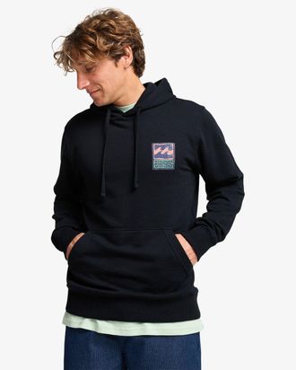 Billabong Kapuzensweatshirt BILLABONG STAMP PO, Herren, Gr. XXL, schwarz, Obermaterial: 80% Baumwolle, 20% Polyester, Sweatshirts Kapuzensweatshirt, sportlicher