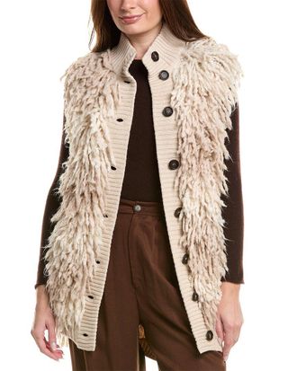 Brunello Cucinelli Alpaca, Wool & Cashmere-Blend Vest