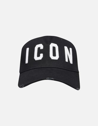 Dsquared2 Mens ICON Cap - Black / White