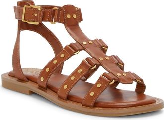 Vince Camuto Claira Gladiator Sandal in Caramello Smooth at Nordstrom Rack, Size 6.5