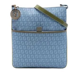 Fendi Pre-owned Vintage Crossbody Bag - Dames - Pre-owned - Blauw - Maat: ONE Size Leer