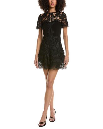 SIMKHAI Paislee Guipure Lace Mini Dress