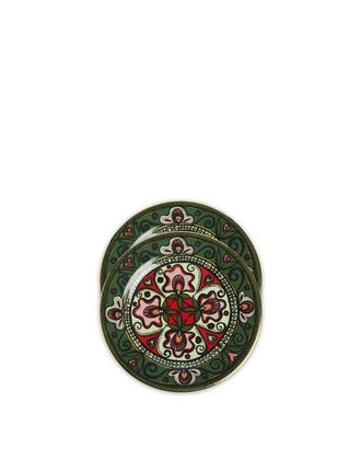La DoubleJ Dessert Plates Set Of 2 Abundance Dark Green at Nordstrom