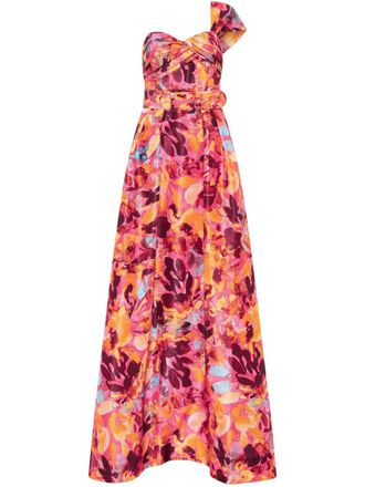 Rebecca Vallance Gardenia gown - women - Polyester - 14 - Orange