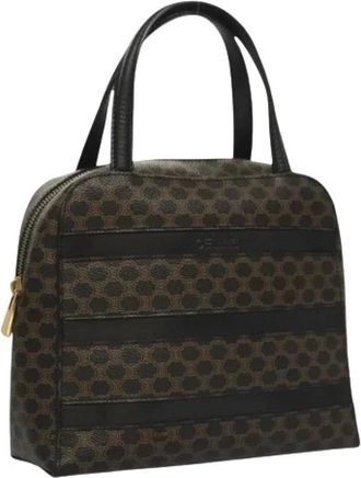Celine Pre-owned Handbags, female, Multicolor, Size: ONE SIZE Pre-owned Macadam Canvas Hand Bag