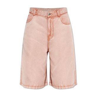 Diesel Denim Shorts, female, Pink, Size: 2XS P-Desi Shorts