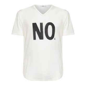 Fendi Tops, Heren, Wit, M, Katoen, T-shirt