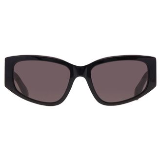 Balenciaga Grey Cat Eye Ladies Sunglasses BB0475S 001 56