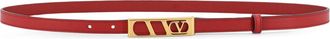 Valentino Garavani Vlogo Signature Leather Belt