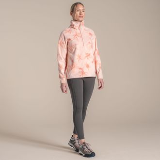 Craghoppers Dames/Dames Reedmace National Trust Half Zip Fleece Top (Vinca Blauw)