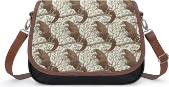 Generic Brown Pangolin Small Womens Crossbody Bags Shoulder Handbag with Adjustable Strap for Travel