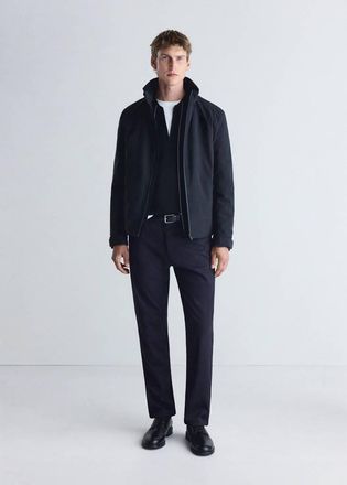 Mango Giacca tecnica imbottita waterproof blu notte - Uomo - XXL - MANGO MAN