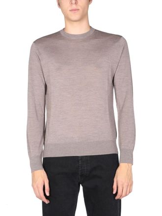 Ballantyne Light Grey Solid Sweater