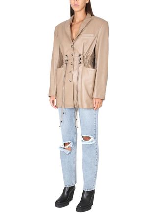 The Mannei Irbid Blazer Dress - Beige
