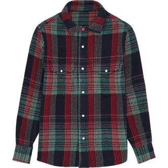 Fortela Plaid Cashmere Overshirt in Multicolor at Nordstrom, Size Xx-Large Eu