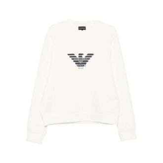 Emporio Armani Hombre, Sudaderas, Blanco, Talla: 2XL