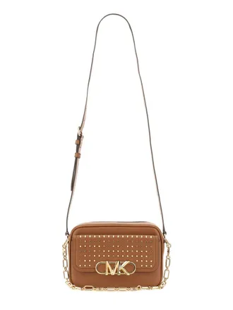Michael Michael Kors Womens Parker Medium Shoulder Bag Brown Cow Leather