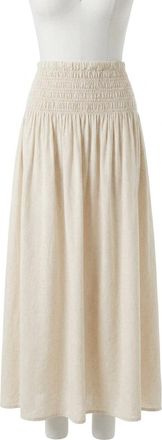 Z Supply Brooke Maxi Skirt In White