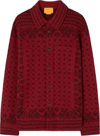 Guest In Residence Wild Rag Werkshirt - Dames - Overhemden - Rood - S - Kasjmier - Overhemden