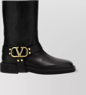 Valentino Garavani leather ankle boots