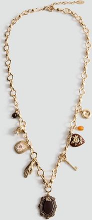 Mango Collana perline combinate oro - Donna - Taglia unica - MANGO