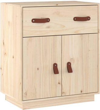 vidaXL Aparador de madera maciza de pino 65,5x40x75 cm Vidaxl