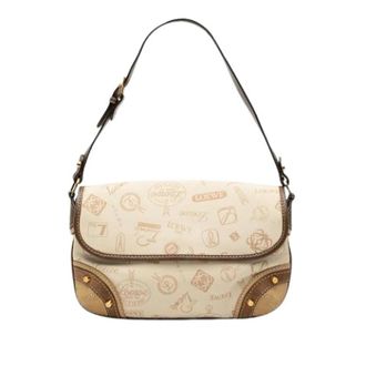 Loewe Pre-owned Shoulder Bag - Dames - Vintage Schoudertas - Beige - ONE Size - Leer - Vintage
