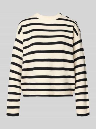 Vero Moda Regular Fit Strickpullover aus Viskose-Mix Modell SABA in Offwhite, Gr&ouml;&szlig;e XL