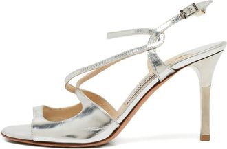 Jimmy Choo London Sandali con cinturini 80mm - Argento