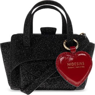 Hidesins Flap XS Tas - Dames - Mini tas - Zwart - ONE Size - Leer - Tassen