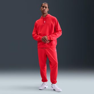 Nike Mens Kobe Therma-FIT Basketball Pants in Red | HJ8113-696