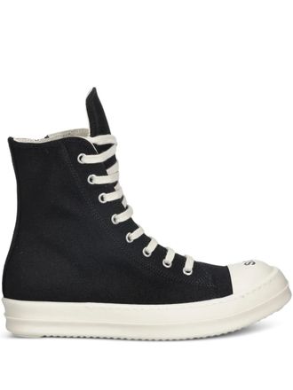 Rick Owens Sneakers Sneaks con zip laterale - Nero