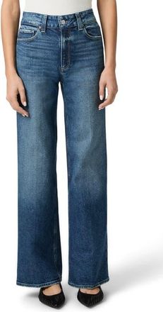 Paige Sasha High Waist Wide Leg Jean in Matterhorn at Nordstrom, Size 31