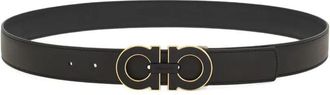 Ferragamo Reversible And Adjustable Double Gancini Belt Accessories