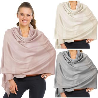 Patelai 3 Pcs Sun Shawl UV Sun Protection Beach Travel Shawl UPF 50+ Womens Beach Wraps for Women Travel Essentials, Gray,pink,cream, 71 x 28 Inch