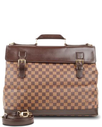 Louis Vuitton Brown Damier Ebene Coated Canvas West End PM (Authentic Pre-Loved)