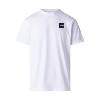 The North Face Outdoor Tops, male, White, Size: XS Round Neck Short Sleeve T-Shirt