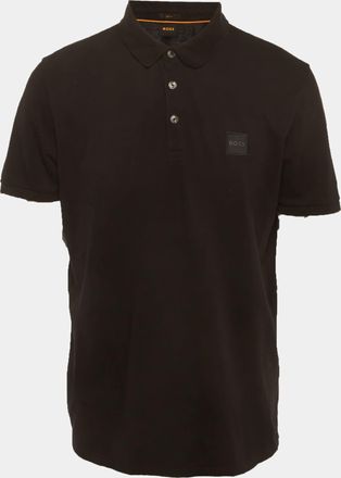HUGO BOSS Boss By Hugo Boss Black Jersey Pique Polo T-Shirt