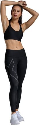 2XU Light Speed Mid-Rise CompTight in Black/Black Reflective at Nordstrom, Size Xx-Large
