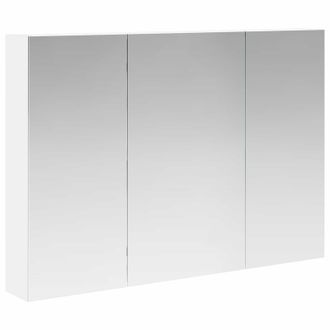 vidaXL Armario Con Espejo De Ba&ntilde;o 100 X 14,5 X 70 Cm Vidaxl