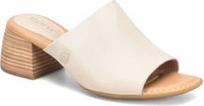 Børn Skylar Block Heel Sandal in Cream Leather at Nordstrom Rack, Size 10
